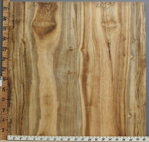 5A Striped Myrtlewood Bookmatch 40"1/2 X 40"1/2 X 4/4 (NWT-6054C) - Image 2