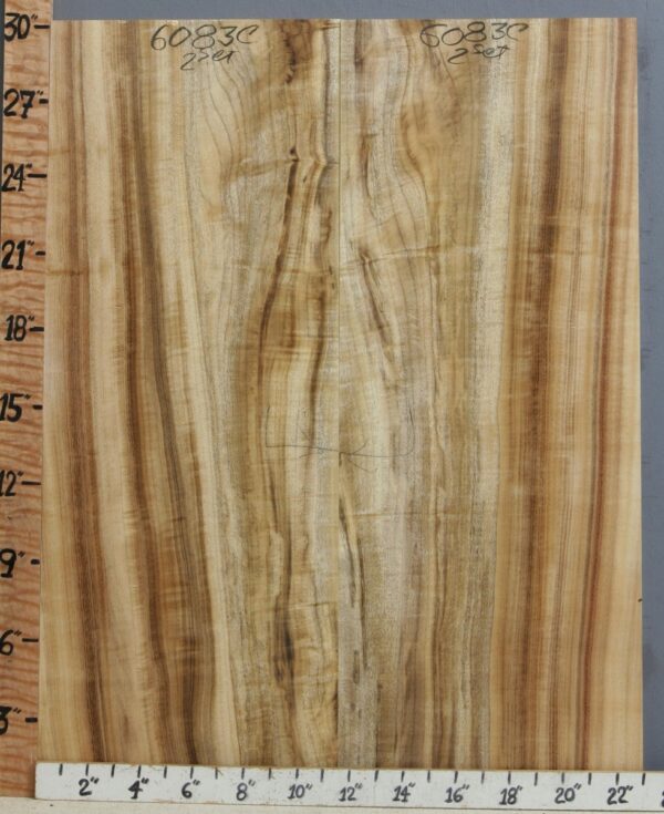 5A Striped Myrtlewood 2 Board Set 23" X 30" X 3/4 (NWT-6083C)