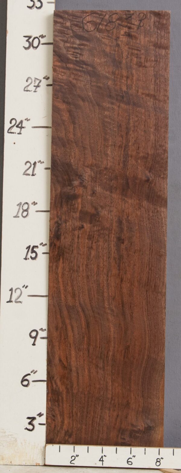 MUSICAL MARBLED CLARO WALNUT LUMBER 8"1/4 X 32" X 7/4 (NWT-6183B)