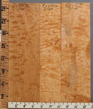 5A Quilted Maple 3 Board Set 19"1/4 X 24" X 4/4 (NWT-6195C)