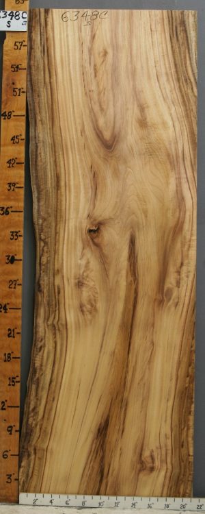 5A Striped Myrtlewood Lumber with Live Edge 21"1/2 X 62" X 4/4 (NWT-6348C)