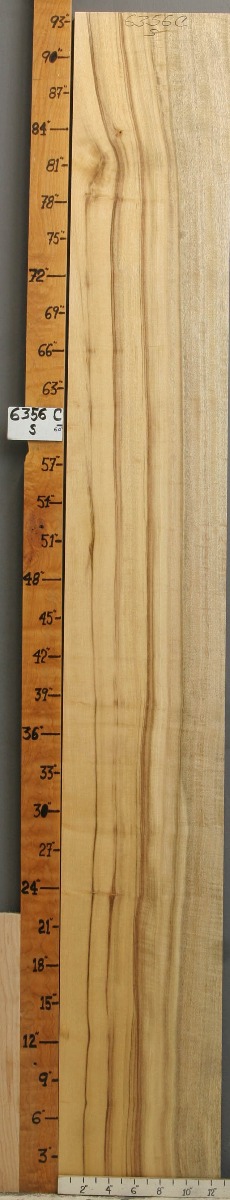 5A Striped Myrtlewood Lumber 12"1/2 X 94" X 4/4 (NWT-6356C)