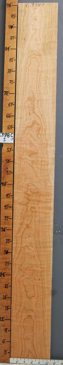 5A Curly Cherry Lumber 10"3/4 X 96" X 5/4 (NWT-6398C)