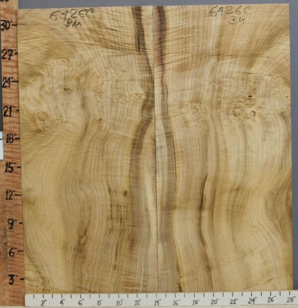 5A Curly Myrtlewood Bookmatch 28"1/4 X 31" X 5/4 (NWT-6426C) - Image 2