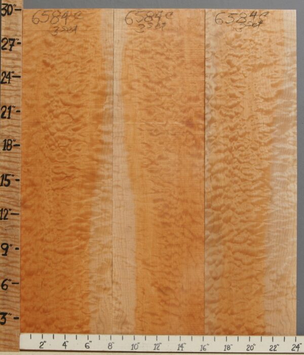 Musical Quilted Maple Microlumber 3 Board Set 24" X 30" X 1/4 (NWT-6584C)