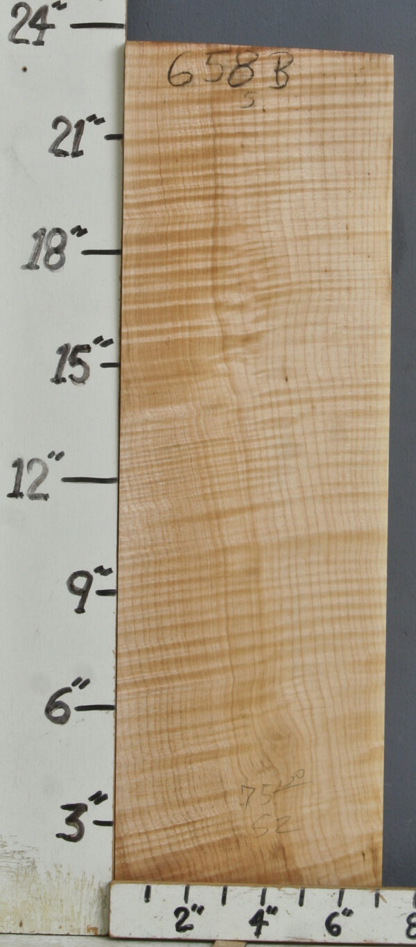 CURLY MAPLE BLOCK 7" X 23" X 1"1/4 (NWT658B)