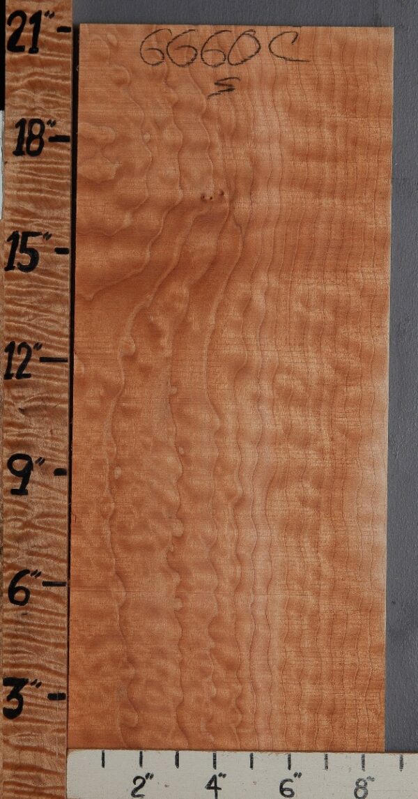 Musical Quilted Maple Microlumber 8"1/2 X 21" X 1/4" (NWT-6660C)