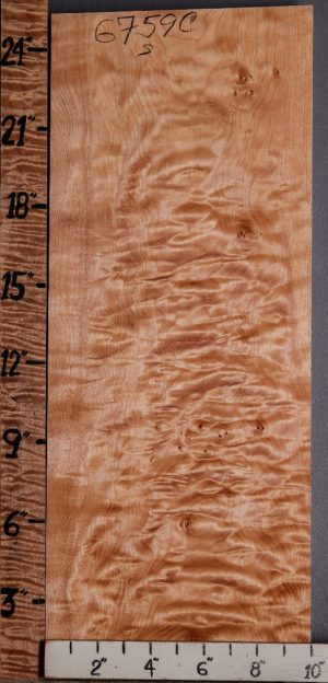 Musical Quilted Maple Billet 10" X 26" X 1"3/4 (NWT-6759C)