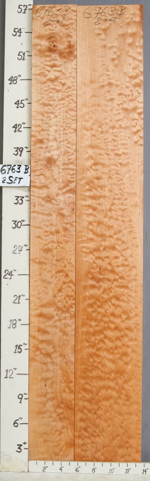 quilted maple set of lumber