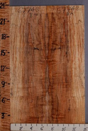 5A Spalted Maple Microlumber Bookmatch 14" X 23" X 1/2" (NWT-6774C)