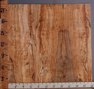 5A Spalted Maple 3 Board Microlumber Set 22" X 22" X 3/8 (NWT-6782C)