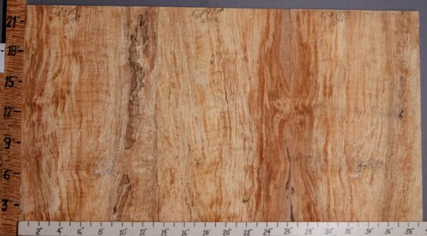 5A Spalted Maple 3 Board Microlumber Set 39" X 22" X 3/8 (NWT-6792C) - Image 2