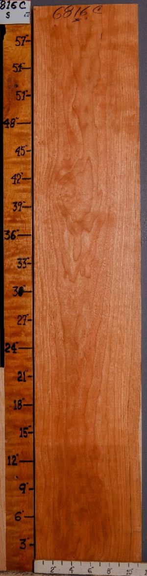5A Curly Cherry Lumber 11"1/4 X 60" X 4/4 (NWT-6816C)