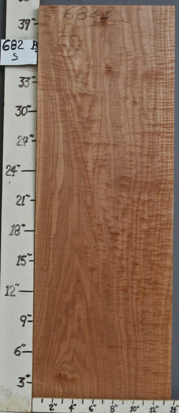 AAAAA CURLY MAPLE 13"3/4 X 40" X 6/4 (NWT682B)