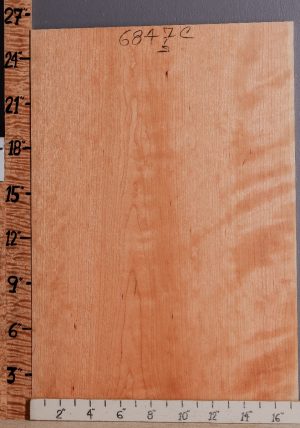 5A Curly Cherry Lumber 17"1/4 X 26" X 4/4 (NWT-6847C)
