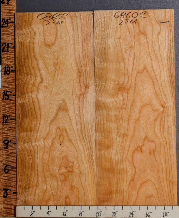 5A Curly Cherry 2 Board Set 19"1/2 X 25" X 4/4 (NWT-6860C) - Image 2