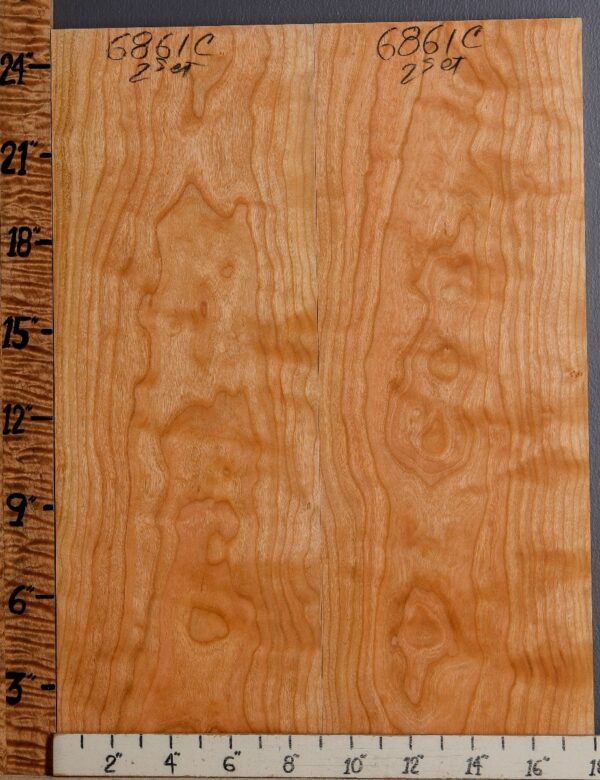 5A Curly Cherry 2 Board Set 18" X 25" X 4/4 (NWT-6861C)