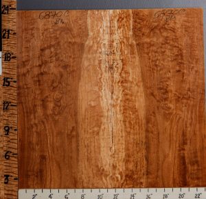 5A Spalted Maple Microlumber Bookmatch 23" X 23" X 1/2 (NWT-6870C)