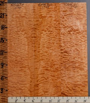 Musical Quilted Maple 3 Board Set Microlumber 19" X 23" X 1/4 (NWT-6883C)