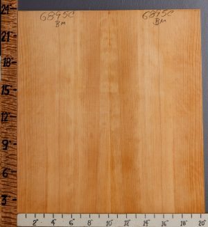 Musical Port Orford White Cedar Microlumber Bookmatch 20"1/2 X 23" X 1/4 (NWT-6895C)