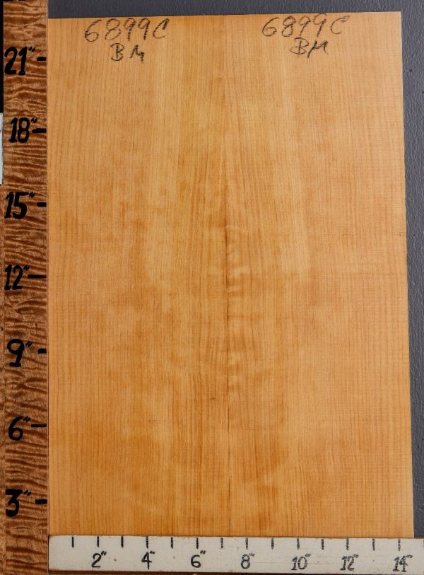 Musical Port Orford White Cedar Microlumber Bookmatch 14"1/2 X 22" X 1/4 (NWT-6899C)