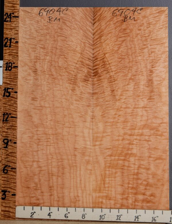 Musical Quilted Angel Step Maple Microlumber Bookmatch 17"3/4 X 25" X 1/4 (NWT-6904C)