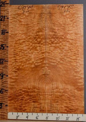 Musical Quilted Maple Microlumber Bookmatch 15"X 23" X 1/4 (NWT-6917C)