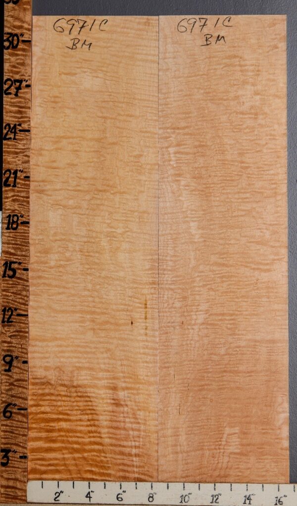 Musical Quilted Maple Microlumber 16"3/4 X 31" X 1/4 (NWT-6971C) - Image 2