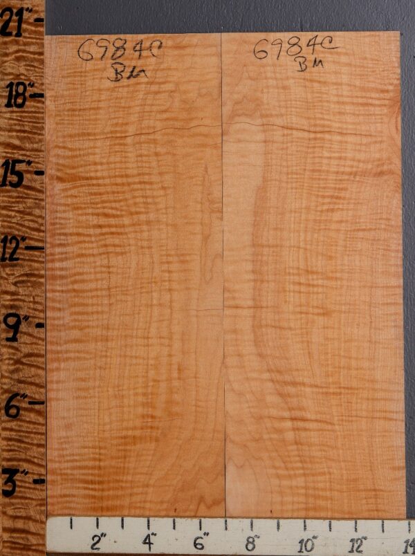 Musical Curly Maple Microlumber Bookmatch 13"3/4 X 20" X 1/4 (NWT-6984C) - Image 2