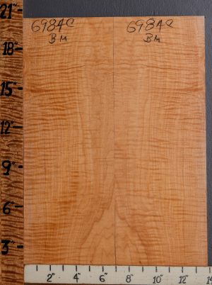 Musical Curly Maple Microlumber Bookmatch 13"3/4 X 20" X 1/4 (NWT-6984C)