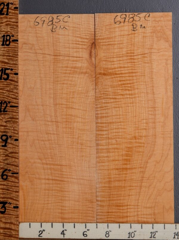 Musical Curly Maple Microlumber Bookmatch 13"3/4 X 20" X 1/4 (NWT-6985C) - Image 2