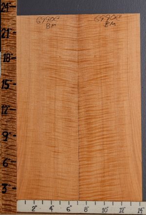 Musical Curly Maple Microlumber Bookmatch 14"1/4 X 23" X 1/4 (NWT-6990C)