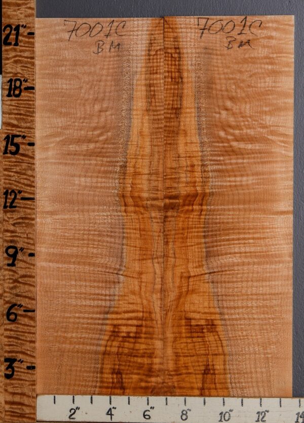 Musical Curly Maple Microlumber Bookmatch 13"1/2 X 21" X 1/4 (NWT-7001C)