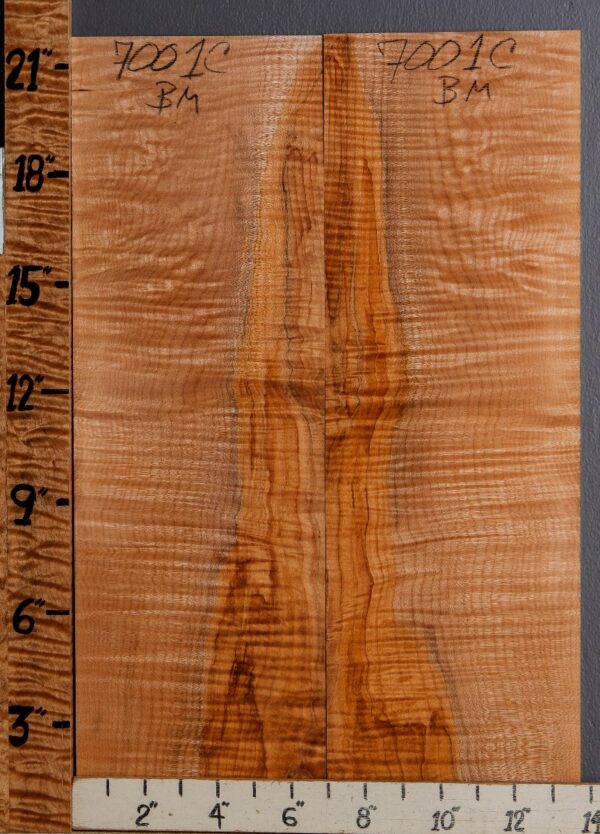 Musical Curly Maple Microlumber Bookmatch 13"1/2 X 21" X 1/4 (NWT-7001C) - Image 2