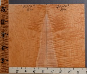 Musical Curly Maple Microlumber Bookmatch 17"1/2 X 17" X 1/4 (NWT-7010C)