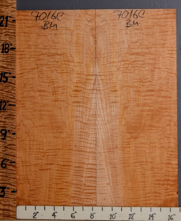Musical Curly Maple Microlumber Bookmatch 16"3/4 X 22" X 1/4 (NWT-7016C)