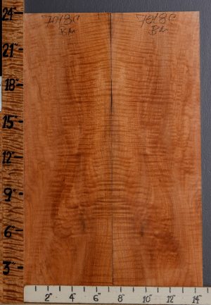 Musical Curly Maple Microlumber Bookmatch 14"1/2 X 23" X 1/4 (NWT-7018C)