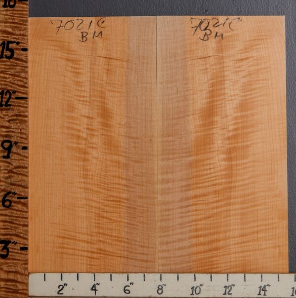 Musical Curly Maple Microlumber Bookmatch 15"1/2 X 16" X 1/4 (NWT-7021C)