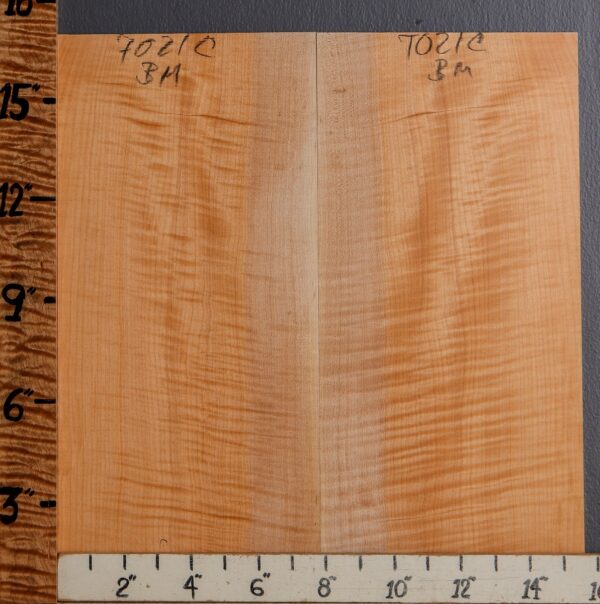 Musical Curly Maple Microlumber Bookmatch 15"1/2 X 16" X 1/4 (NWT-7021C) - Image 2