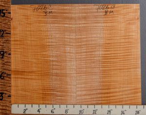 Musical Curly Maple Microlumber Bookmatch 18"3/4 X 16" X 1/4 (NWT-7026C)