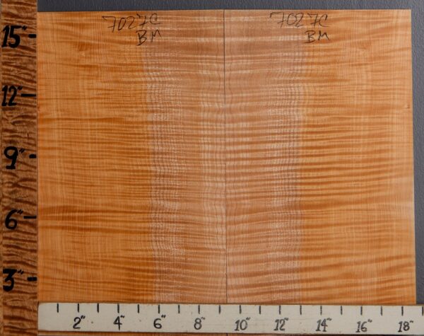 Musical Curly Maple Microlumber Bookmatch 18"3/4 X 16" X 1/4 (NWT-7027C)