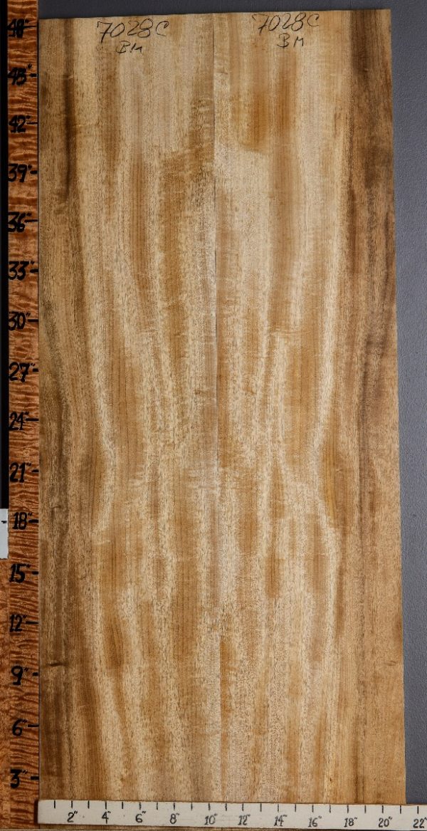 5A Curly Myrtlewood Bookmatch 21" X 48" X 3/4 (NWT-7028C)
