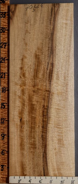 5A Curly Myrtlewood Lumber 12"1/2 X 34" X 5/4 (NWT-7032C)