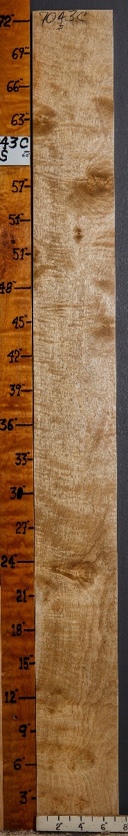 5A Curly Myrtlewood Lumber 7"1/4 X 72" X 4/4 (NWT-7043C)