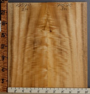 5A Curly Myrtlewood Bookmatch 20"1/4 X 23" X 4/4 (NWT-7057C)
