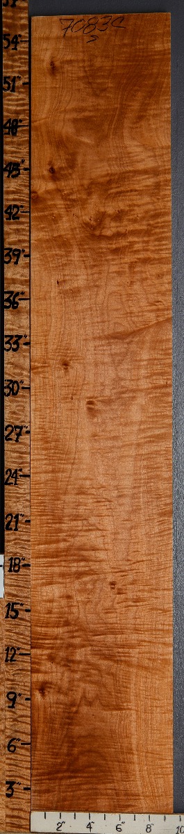 5A Curly Maple Lumber 9"1/2 X 55" X 5/4 (NWT-7083C)