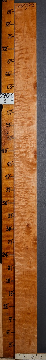 5A Quilted Maple Lumber 5"1/4 X 83" X 7/4 (NWT-7090C)