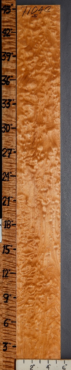 5A Quilted Maple Lumber 5"1/2 X 45" X 7/4 (NWT-7104C)