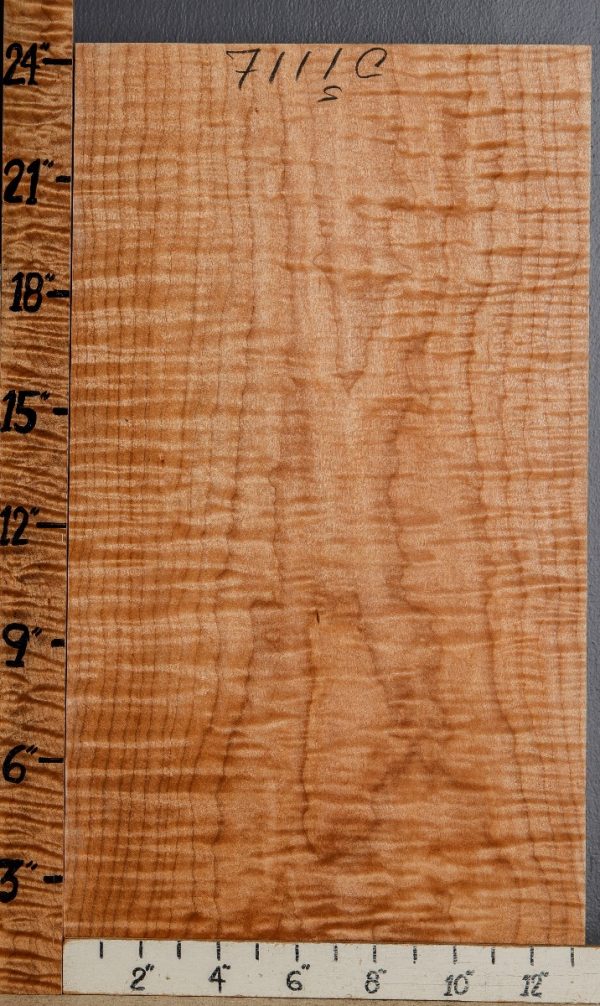 Musical Curly Maple Billet 13"3/8 X 24" X 1"3/4 (NWT-7111C)