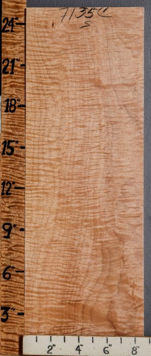 Musical Curly Maple Billet 8"1/2 X 25" X 1"1/2 (NWT-7135C)